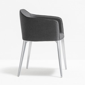 Sillón Laja 885 de Pedrali. Sillas de diseño. Sillas tapizadas modernas.