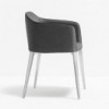 Sillón Laja 885 de Pedrali. Sillas de diseño. Sillas tapizadas modernas.