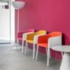 Sillón Laja 885 de Pedrali. Sillas de diseño. Sillas tapizadas modernas.