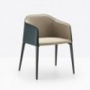 Sillón Laja 885 de Pedrali. Sillas de diseño. Sillas tapizadas modernas.