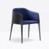 Sillón Laja 885 de Pedrali. Sillas de diseño. Sillas tapizadas modernas.