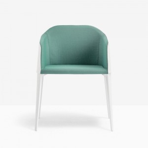 Sillón Laja 885 de Pedrali. Sillas de diseño. Sillas tapizadas modernas.