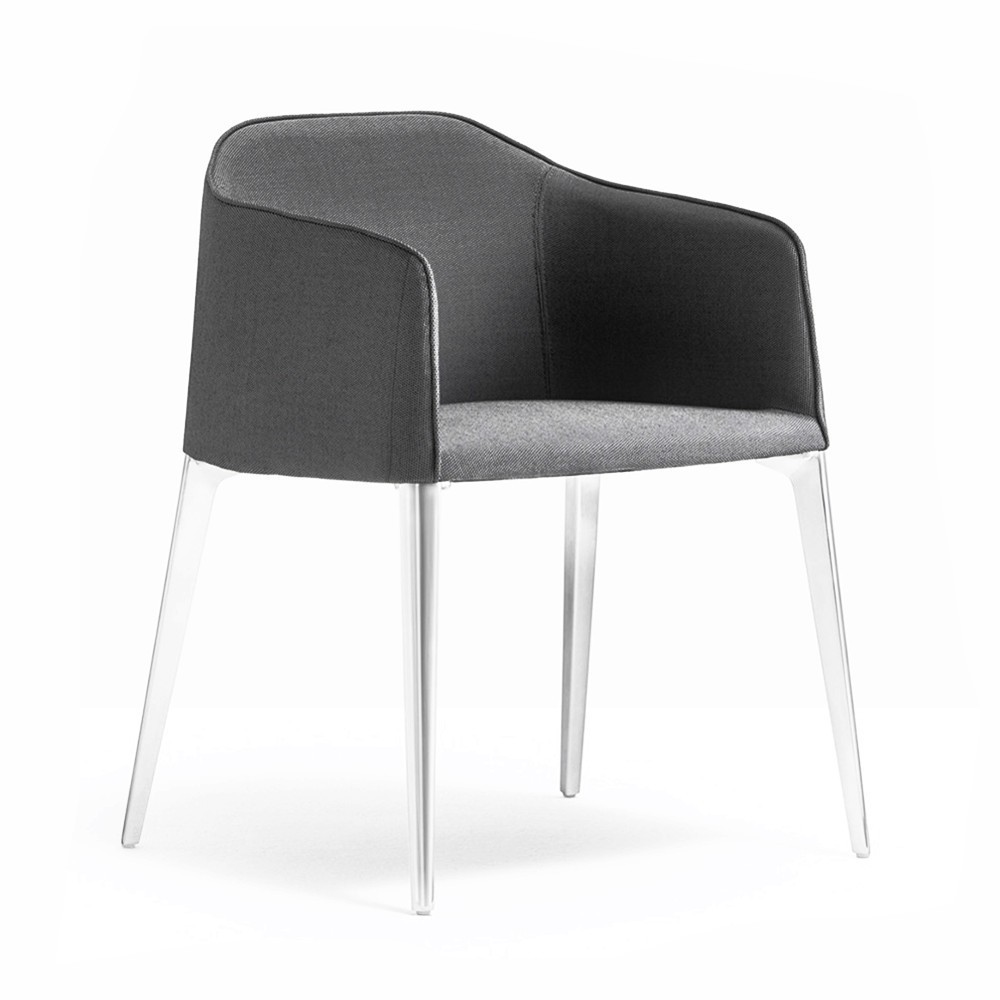 Sillón Laja 885 de Pedrali. Sillas de diseño. Sillas tapizadas modernas.