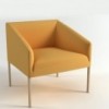 Sillón Saari ancho madera Arper. Muebles modernos de hogar o contract.
