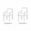 Sillón Linda de Bontempi. Sillones de diseño italiano. Sillones para comedor.