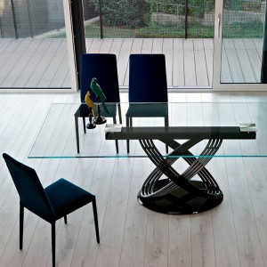 Silla Malik Flex de Bontempi. Sillas y butacas de comedor de diseño contemporáneo.