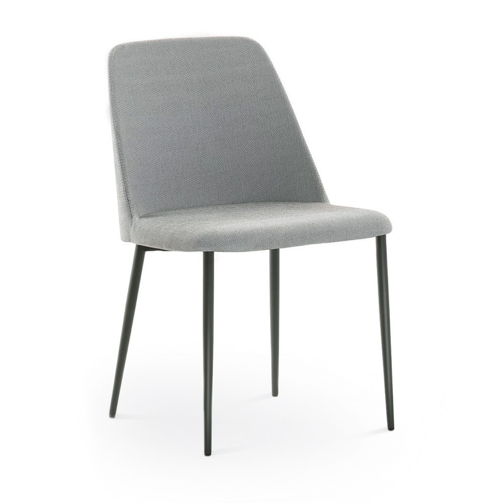 Silla Margot Acero de Bontempi. Sillas para comedor de diseño italiano.