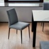 Silla Mila de Bontempi. Sillas y butacas de comedor de diseño italiano.