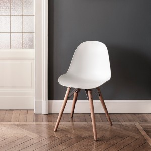 Silla Mood Madera de Bontempi. Sillas para comedor de diseño italiano.