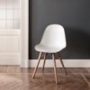 Silla Mood Madera de Bontempi. Sillas para comedor de diseño italiano.