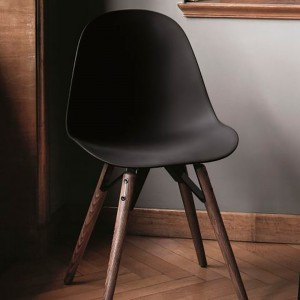 Silla Mood Madera de Bontempi. Sillas para comedor de diseño italiano.