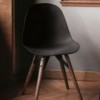 Silla Mood Madera de Bontempi. Sillas para comedor de diseño italiano.