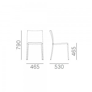 Silla Mya 710 de Pedrali. Sillas de diseño. Sillas contract. Sillas Pedrali.