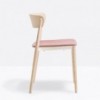 Silla Nemea 2821 de Pedrali. Sillas de diseño. Sillas de madera moderna.