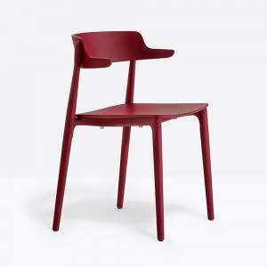 Sillón Nemea 2825 de Pedrali. Sillas de diseño. Sillas de madera moderna.