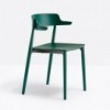 Sillón Nemea 2825 de Pedrali. Sillas de diseño. Sillas de madera moderna.