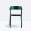 Sillón Nemea 2825 de Pedrali. Sillas de diseño. Sillas de madera moderna.