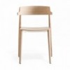 Sillón Nemea 2825 de Pedrali. Sillas de diseño. Sillas de madera moderna.