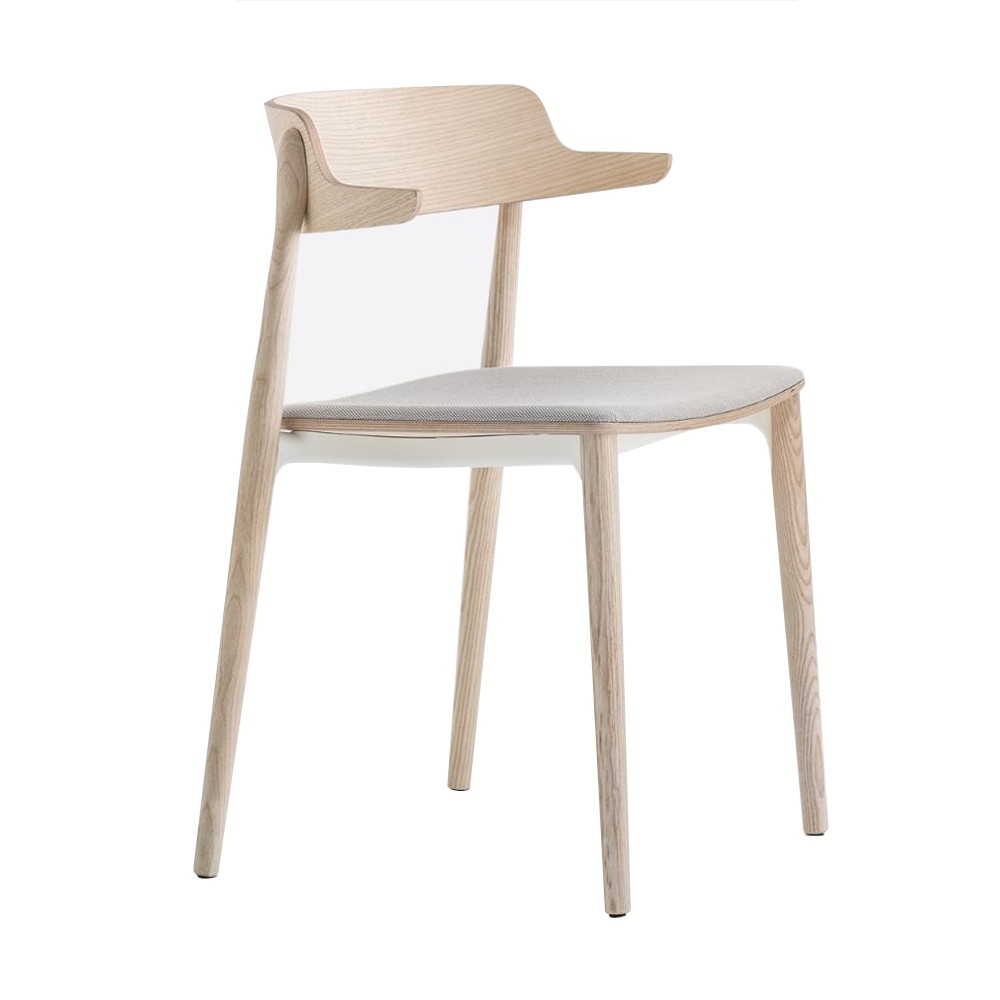 Sillon Nemea 2826 de Pedrali. Sillas de diseño. Sillas de madera moderna.