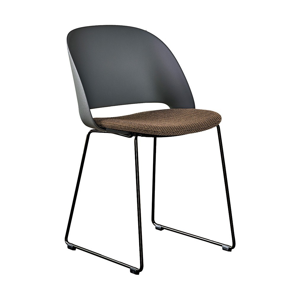 Silla Polo Acero de Bontempi. Sillas para comedor de diseño italiano.