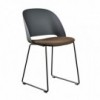 Silla Polo Acero de Bontempi. Sillas para comedor de diseño italiano.