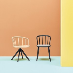 Silla Nym 2831 de Pedrali. Sillas de diseño. Sillas de madera modernas.