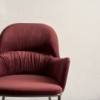 Sillón Queen Acero de Bontempi. Sillones tapizados en ecopiel o piel de diseño italiano.