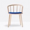 Sillón Nym 2836 de Pedrali. Sillas de diseño. Sillas de madera modernas.