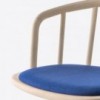 Sillón Nym 2836 de Pedrali. Sillas de diseño. Sillas de madera modernas.