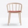 Sillón Nym 2836 de Pedrali. Sillas de diseño. Sillas de madera modernas.