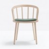 Sillón Nym 2836 de Pedrali. Sillas de diseño. Sillas de madera modernas.