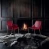 Silla Sally Acero de Bontempi. Sillas para comedor de diseño contemporáneas.