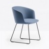 Sillón Nym 2857 de Pedrali. Sillas de diseño. Sillas tapizadas contract.