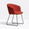 Sillón Nym 2857 de Pedrali. Sillas de diseño. Sillas tapizadas contract.