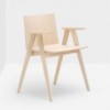 Sillón Osaka 2815 de Pedrali. Sillas de diseño. Sillas de madera modernas.