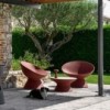 Mesa Coffee para exteriores. Mobiliario de diseño Fade Plust Collection.