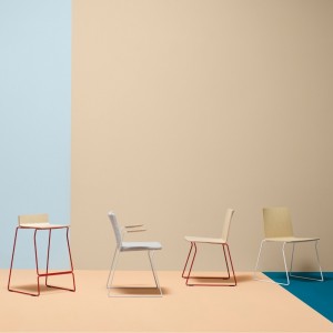 Silla Osaka 5714 de Pedrali. Sillas modernas contract. Sillas de diseño.