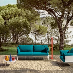 Sofá Reva de Pedrali. Sofás de diseño. Sofás para exterior. Sofá de jardín.