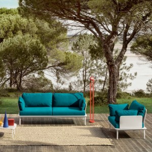 Sillón Reva de Pedrali. Sillones de diseño moderno. Sillones para jardín.