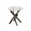 Mesa Auxiliar Artístico Redonda de Bontempi. Muebles modernos italianos.