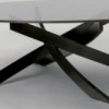 Mesa Auxiliar Artístico Redonda de Bontempi. Muebles modernos italianos.