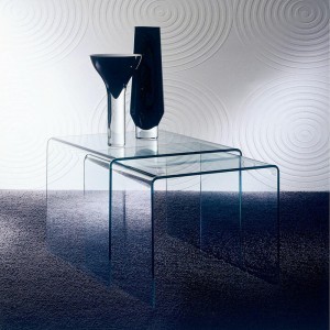 Conjunto Mesas Auxiliares Igloo de Bontempi. Muebles modernos italianos.