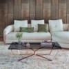 Mesa Auxiliar Loop de Bontempi. Mesas auxiliares modernas. Muebles de diseño italiano.