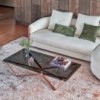 Mesa Auxiliar Loop de Bontempi. Mesas auxiliares modernas. Muebles de diseño italiano.