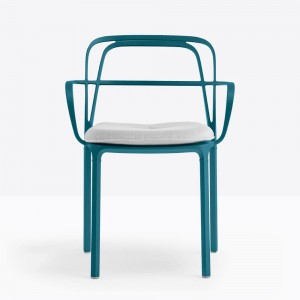 Sillón Intrigo 3715 de Pedrali. Sillones de diseño. Sillones de aluminio de jardín.
