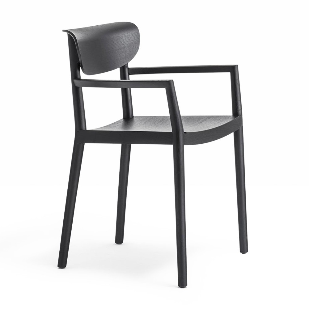 Sillón Tivoli 2805 de Pedrali. Sillas de diseño. Sillones modernas de madera.