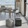 Puf Uchi de Bontempi. Taburetes, butacas y pufs de diseño contemporáneo.