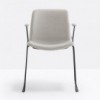 Sillón Tweet 898/2 de Pedrali. Sillas de diseño. Sillas tapizadas modernas.