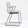 Sillón Tweet 898/2 de Pedrali. Sillas de diseño. Sillas tapizadas modernas.