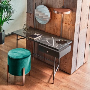 Escritorio Vanity Espejo Mármol de Bontempi. Escritorios modernos de diseño italiano.